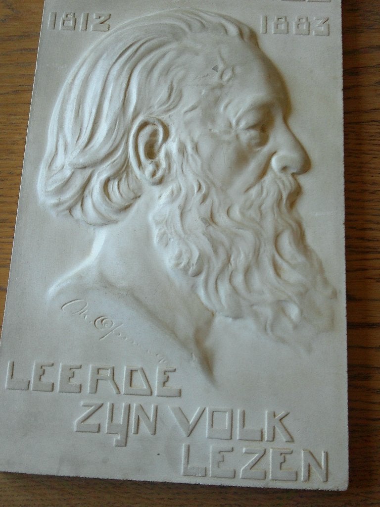 H.CONSCIENCE 1812-1883, Antiek en Kunst, Ophalen of Verzenden, Gips, Beeld