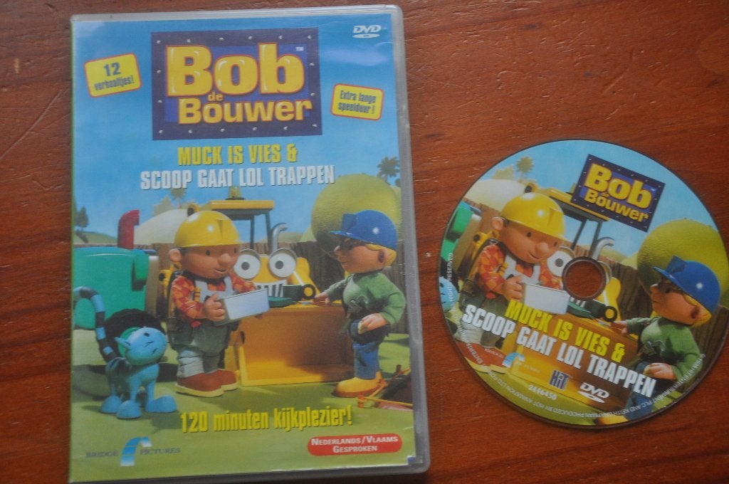 DVD bob de Bouwer Muck is Vies, Cd's en Dvd's, Gebruikt, Overige genres, Overige typen, Ophalen of Verzenden