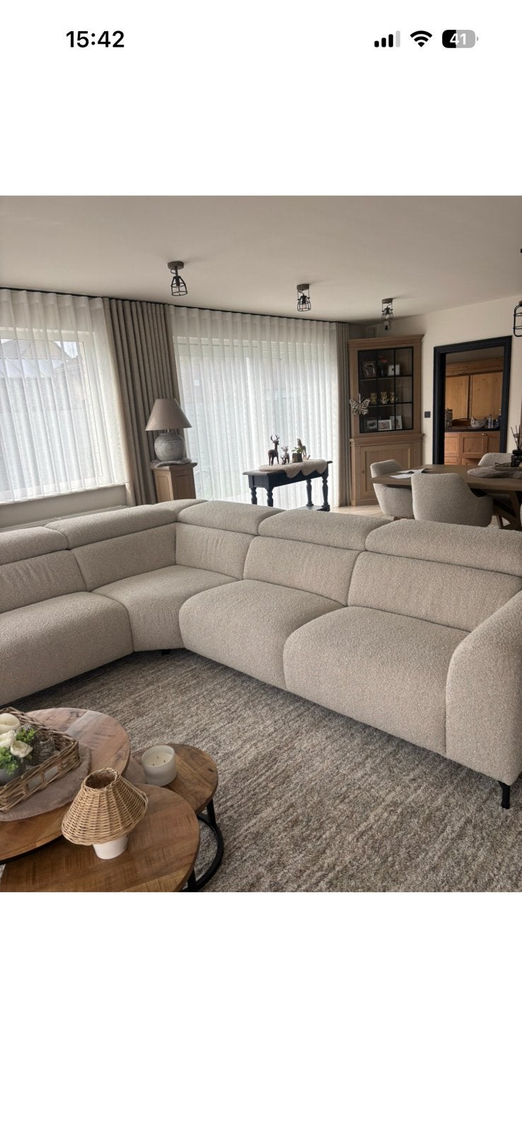 Sallon + bijhoorende stoelen te koop, Ophalen, Zo goed als nieuw