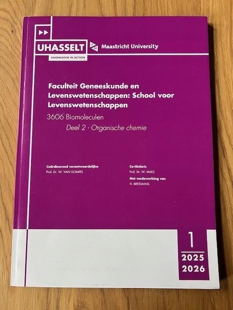 Biomoleculen – Deel 2 – Organische chemie, Boeken, Studieboeken en Cursussen, Zo goed als nieuw, Hoger Onderwijs, Beta, Ophalen