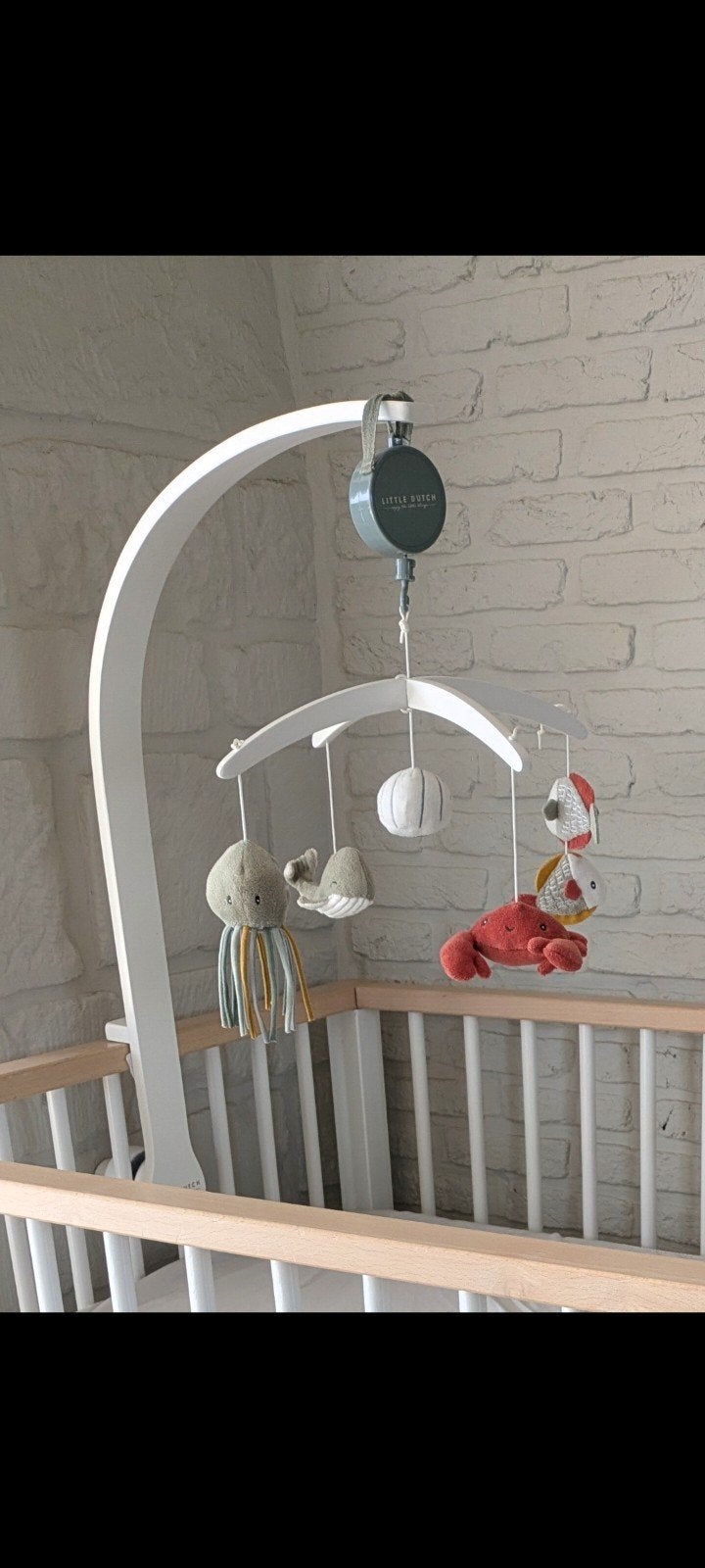 Prachtige Little Dutch Houten Muziekmobiel - Ocean Mint/Blue, Kinderen en Baby's, Ophalen of Verzenden