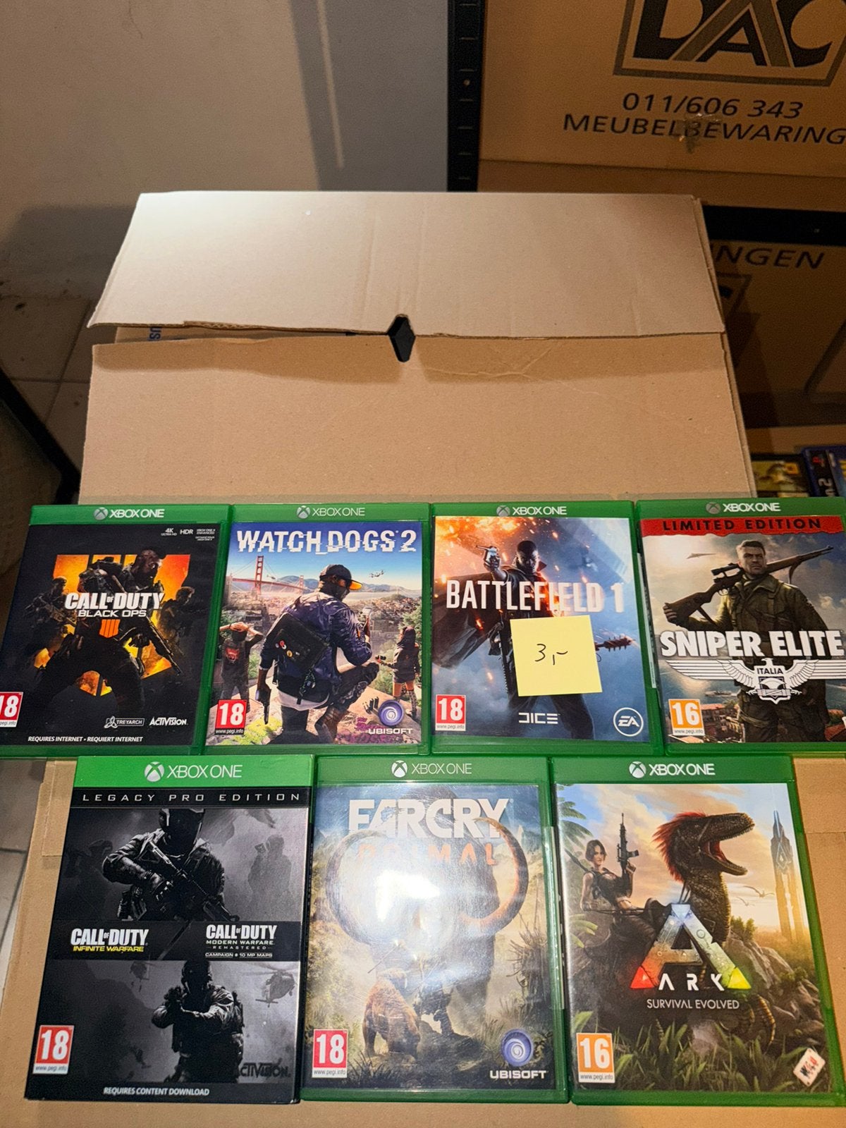 Xbox one games, Games en Spelcomputers, Ophalen, Zo goed als nieuw, Xbox One