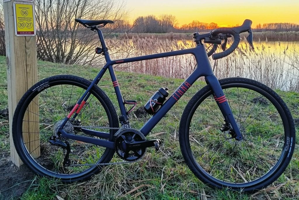 Carbon gravelfiets Finna Taroko, Ophalen, Zo goed als nieuw