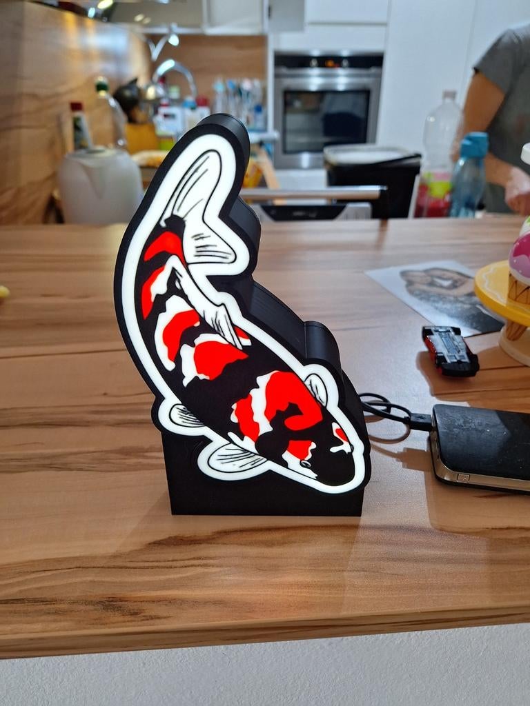 Japanse Koj lichtbak met LED verlichting., Verzamelen, Ophalen of Verzenden, Nieuw, Lichtbak of (neon) lamp