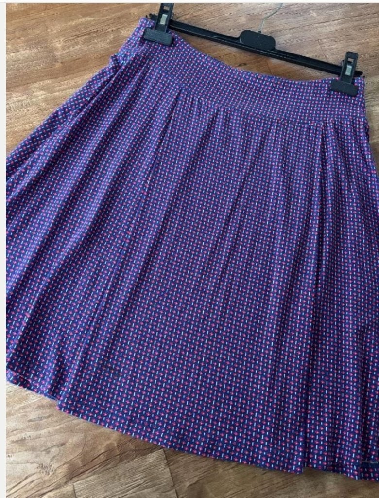 Rok vintage maat M, Kleding | Dames, Ophalen of Verzenden, Zo goed als nieuw, Maat 38/40 (M), Blauw