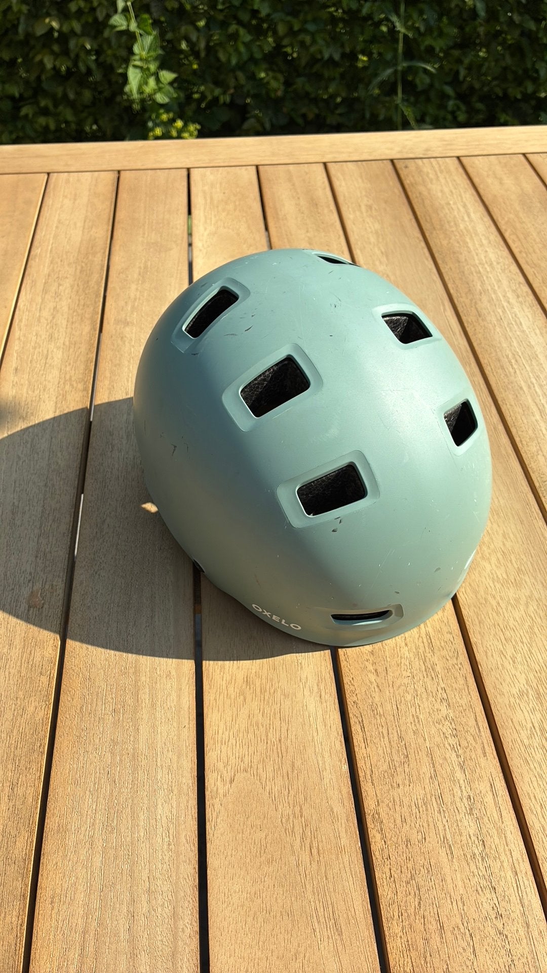 Fietshelm oxelo groen small s 52-55 cm, Ophalen, Zo goed als nieuw, S