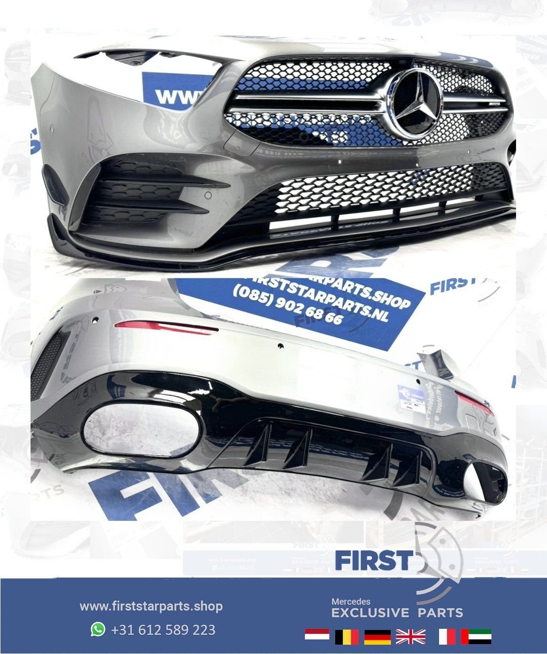 BUMPERS W177 A KLASSE A35 AMG PAKKET AERO BUMPER SET Origine, Autos : Pièces & Accessoires, Utilisé, Avant, -, -