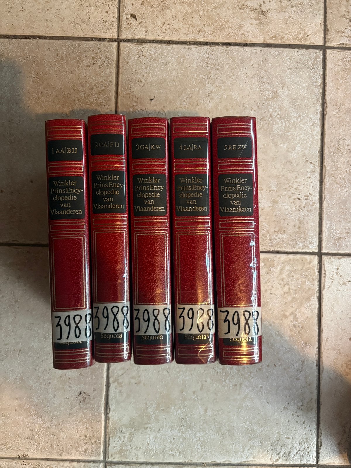 Winkler Prins Encyclopedie van vlaanderen, Livres, Enlèvement, Comme neuf, Général, Série complète