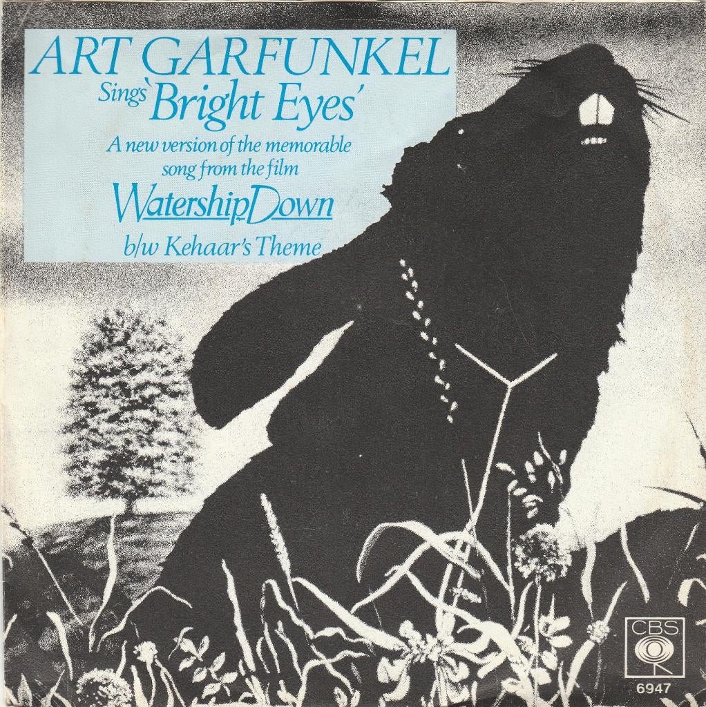 45T: Art Garfunkel: Bright eyes   SoftRock, CD & DVD, Vinyles Singles, Enlèvement ou Envoi, Single, Utilisé, Musique de films et Bande son