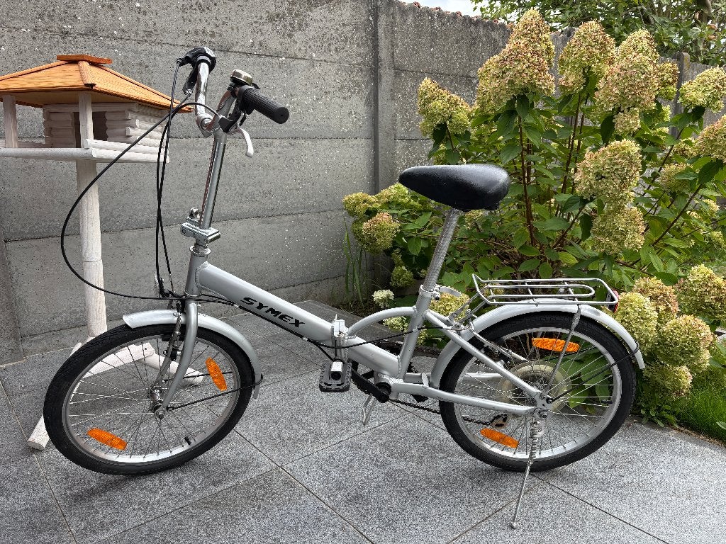 Plooifiets Symex, Fietsen en Brommers, Gebruikt, Velgrem, Versnellingen, Ophalen