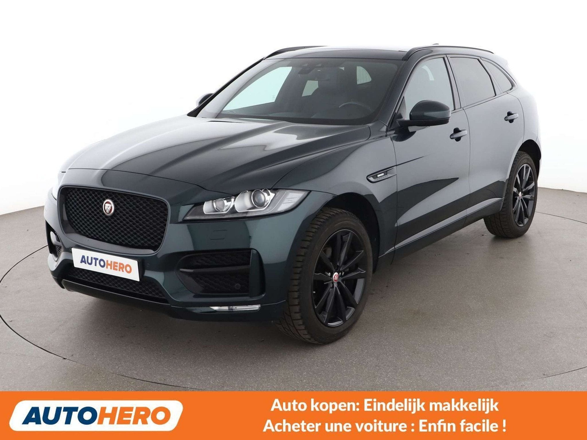 Jaguar F-Pace 25d R-Sport AWD (année de construction 2018), Autos, Cuir, Achat, Electronic Stability Program (ESP), Noir