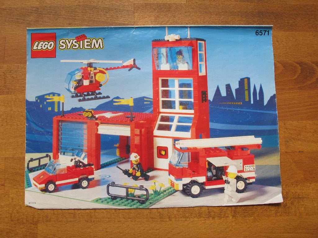 Légo 6571 caserne des pompiers, Enlèvement ou Envoi, Lego, Ensemble complet, Comme neuf