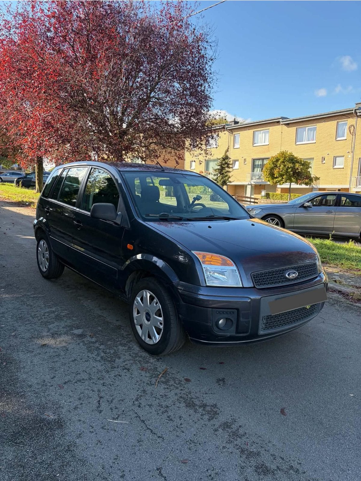 Ford Fusion 1.4 Tdci prête à immatriculer, Autos, Argent ou Gris, Achat, Boîte manuelle, Noir