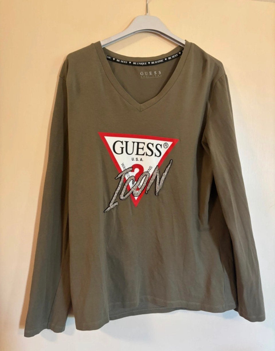 Echte Guess bloesje zo goed als nieuw, Kleding | Dames, T-shirts, Verzenden, Zo goed als nieuw