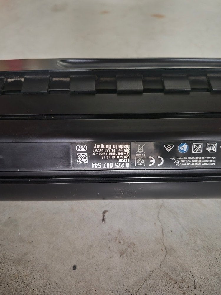 bosch 625 wh batterij, Fietsen en Brommers, Ophalen, Zo goed als nieuw