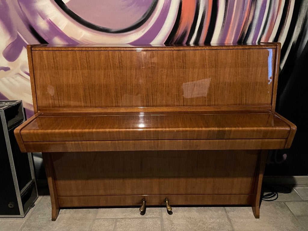 Petrof P 114 Klasik upright piano, Ophalen, Gebruikt, Bruin, Piano