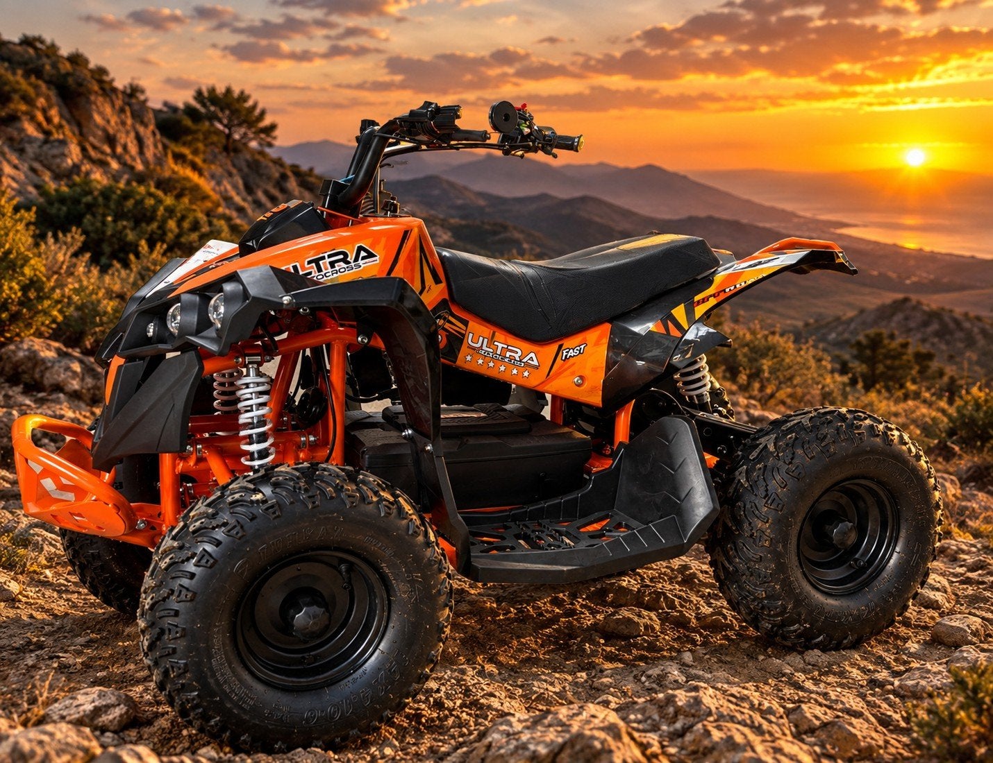 nieuw Elektrische kinderquad, Motoren