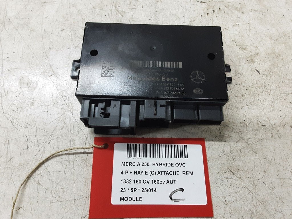 UNITE ELECTRONIQUE Mercedes-Benz A (177.0) (5DS01110655), Mercedes-Benz, Mevr. I. Hauben, Utilisé, Rue de l'Espoir 34 34
4030  GRIVEGNÉE, BE