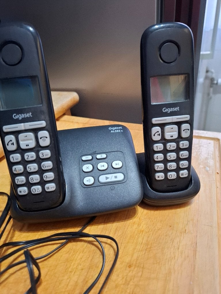 Téléphones (2)  Gigaset AL385H, Ophalen of Verzenden, Gebruikt, 2 handsets