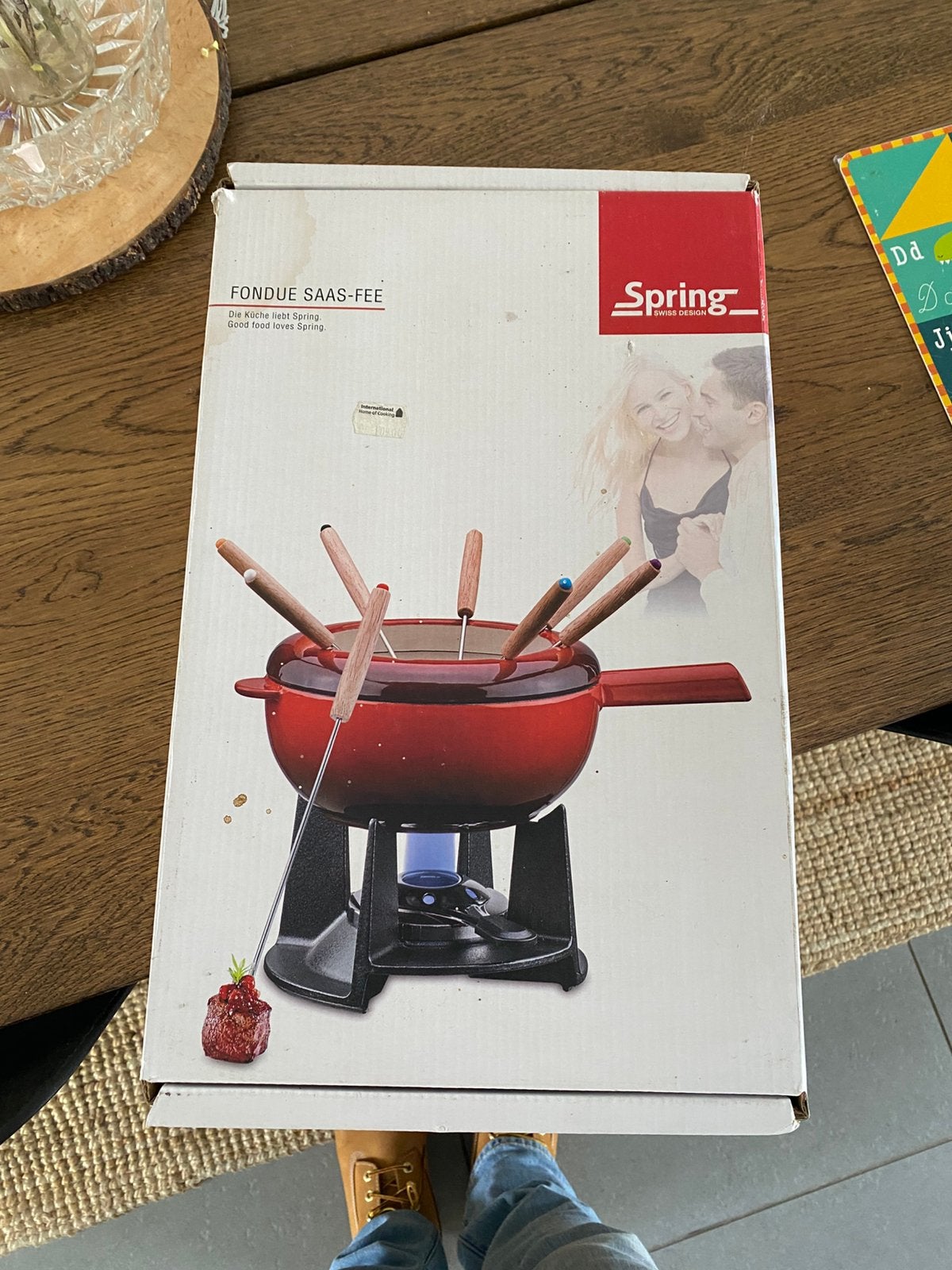 NEUF - Spring suisse :Set à fondue à fromage/viande, Enlèvement ou Envoi, Neuf, Induction