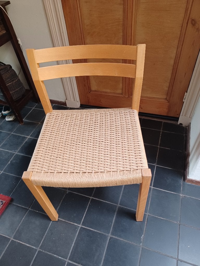 Moller-stoelen, Huis en Inrichting, Stoelen, Ophalen, Bruin, Vintage jaren 70-80, Hout