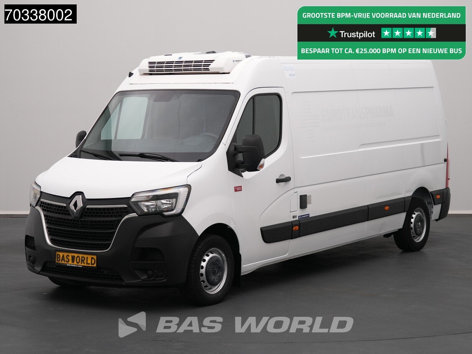 Renault Master 145PK Koelwagen Lamberet L3H2 Airco Cruise Eu, Stof, 4 cilinders, Renault, 2500 kg