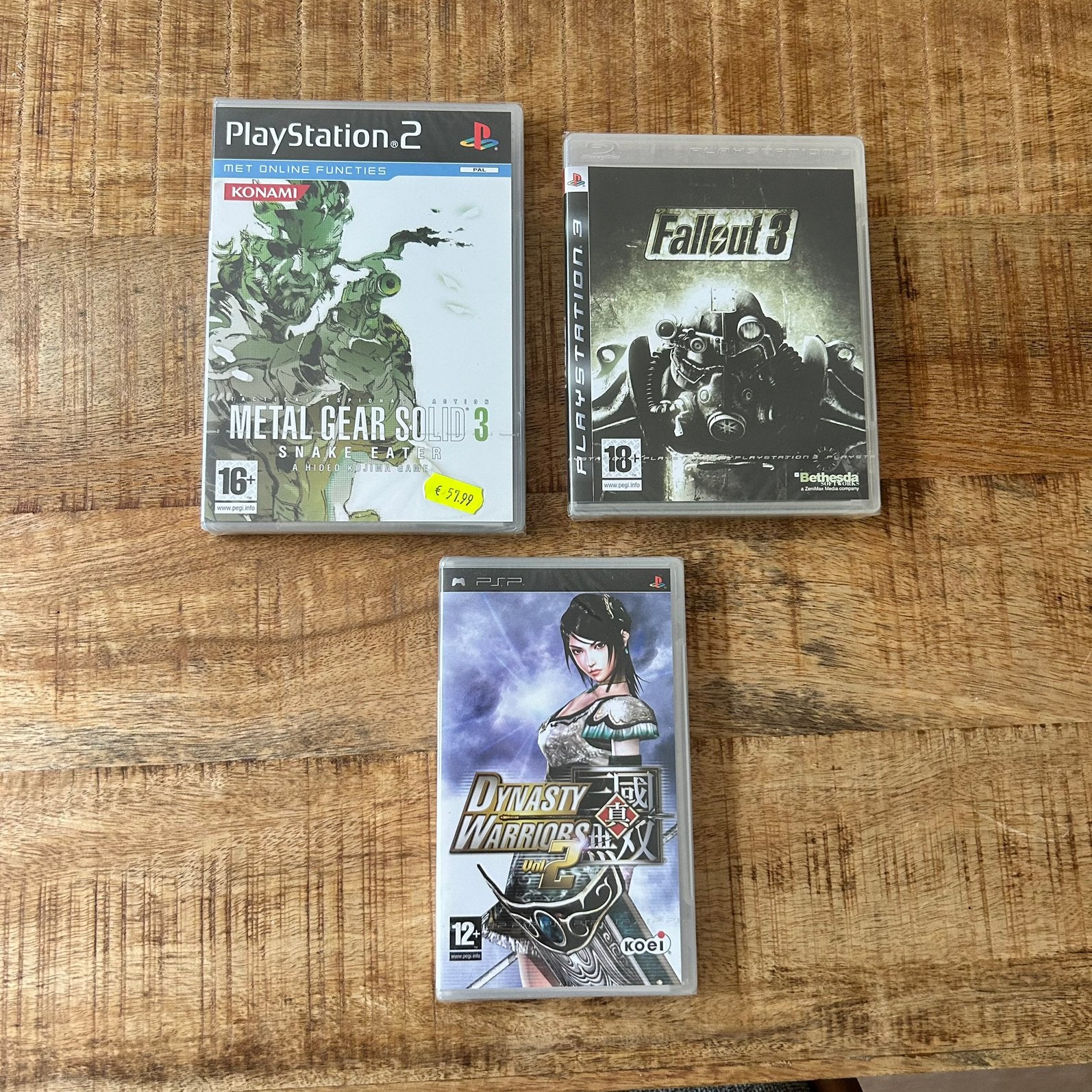 Playstation 2, ps3 en psp sealed spellen, Enlèvement, Comme neuf