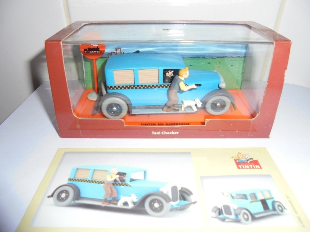 Kuifje nr 03 De taxi Checker, Collections, Personnages de BD, Enlèvement ou Envoi, Tintin, Comme neuf, Autres types
