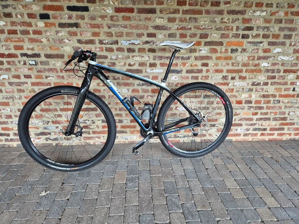 MTB Merida Big Nine 1200D Carbon Large (19"), Ophalen, Gebruikt, Merida, Geen vering