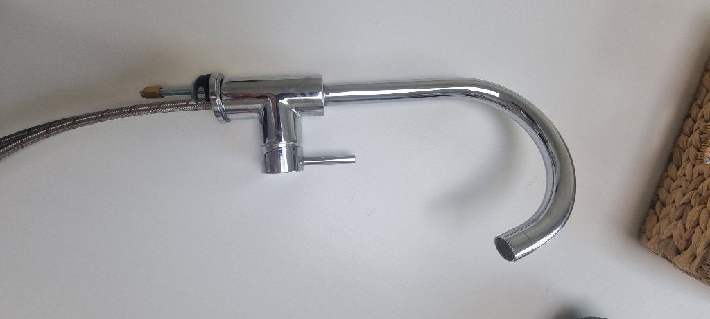 Keuken kraan chroom webert, Doe-het-zelf en Bouw, Ophalen of Verzenden, Zo goed als nieuw, Chroom, Kraan