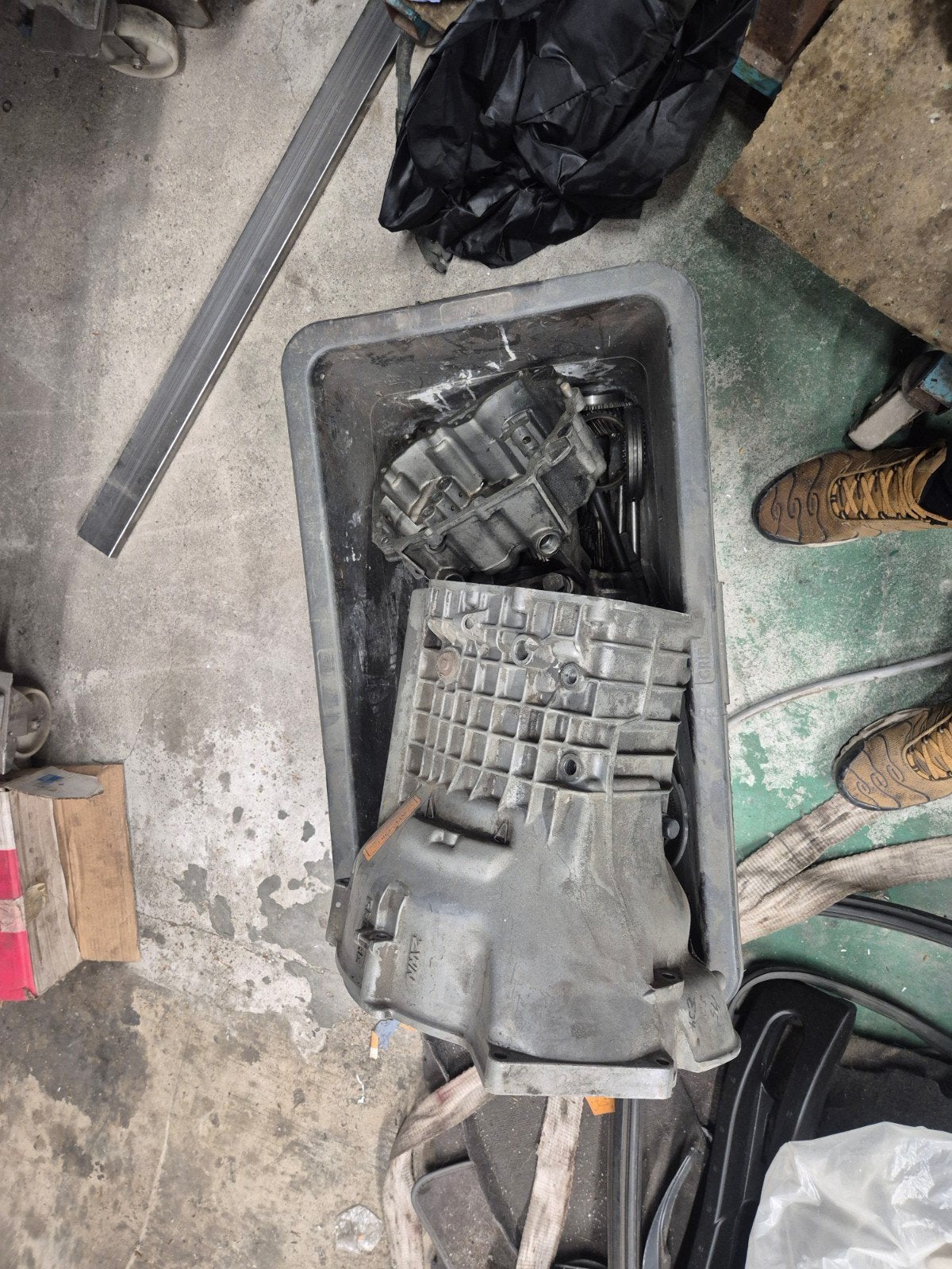 E34 m5 280 versnellingsbak, Enlèvement