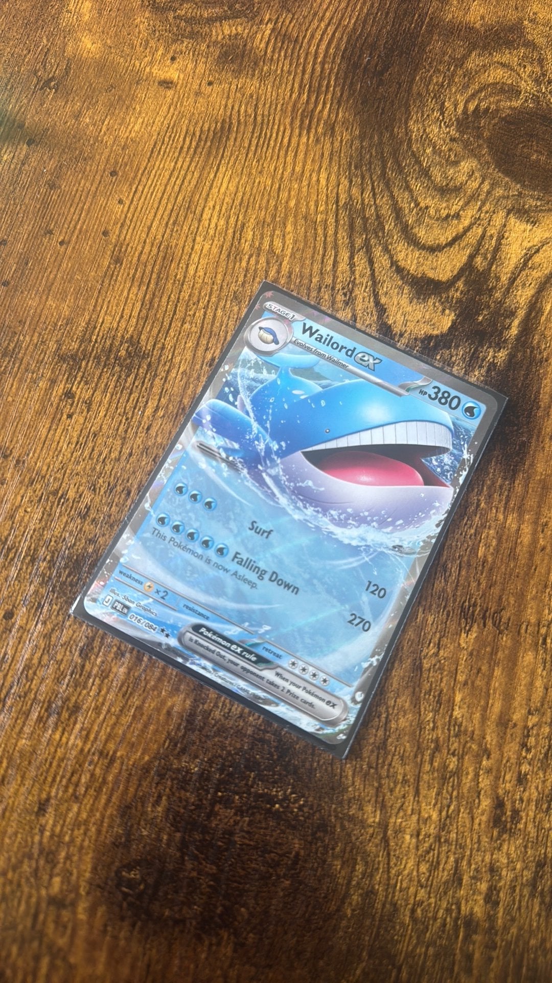 Wailord ex 016/084 uit de Pitch Black (PBL)-set., Enlèvement, Neuf
