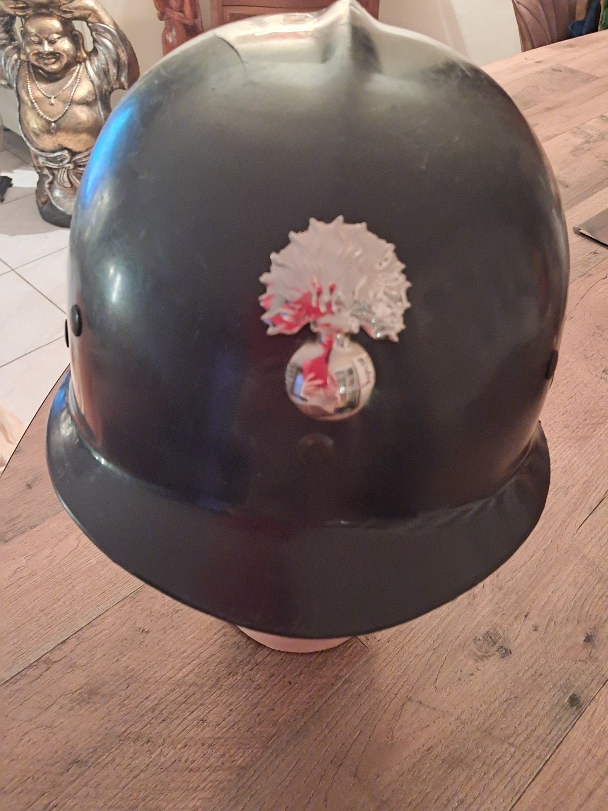 Voormalige helm van de Belgische Gendarmerie, Verzamelen, Militaria | Algemeen, Ophalen of Verzenden, Rijkswacht