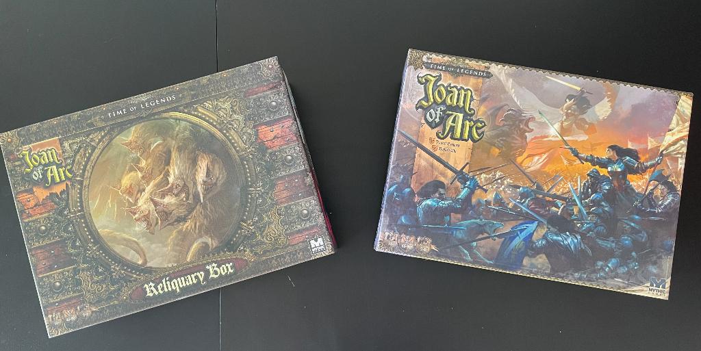 Time of Legends: Joan of Arc + Reliquary Box, 1 ou 2 joueurs, Enlèvement, Comme neuf, Mythic Games