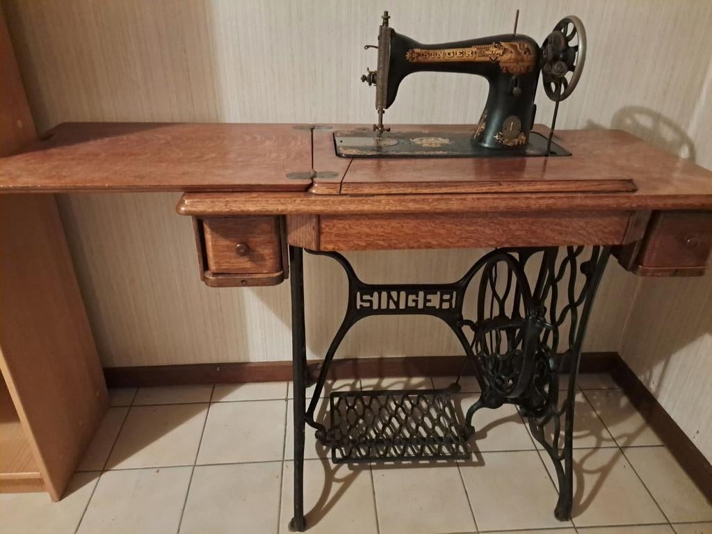 Singer naaimachine, Antiek en Kunst, Ophalen