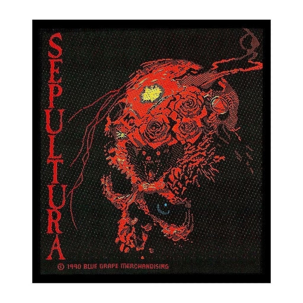 Sepultura Beneath the Remains patch officiële merchandise, Ophalen of Verzenden, Nieuw