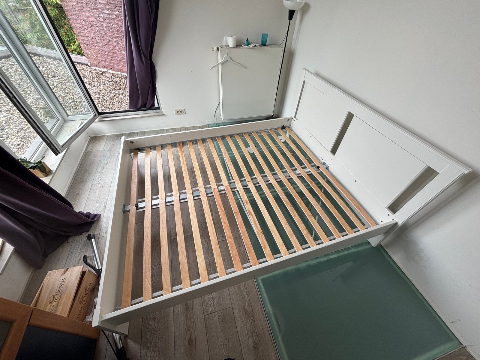 Ikea bed 1m60 gedemonteerd, Ophalen, Gebruikt, 160 cm