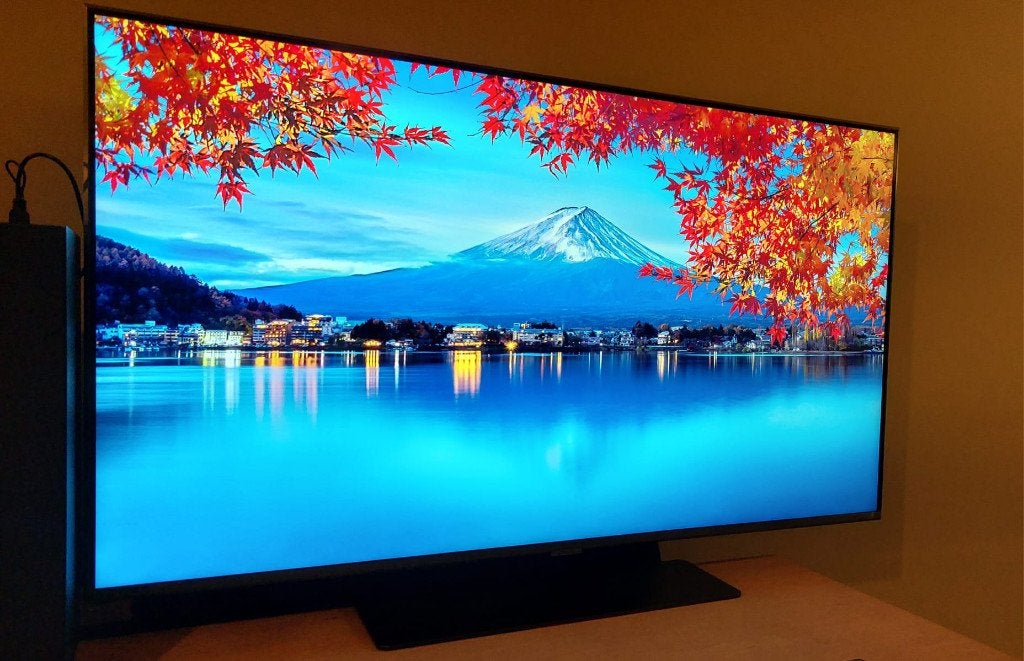 Samsung QLED 4k smart TV, TV, Hi-fi & Vidéo, Télévisions, OLED, Comme neuf, Enlèvement, Samsung