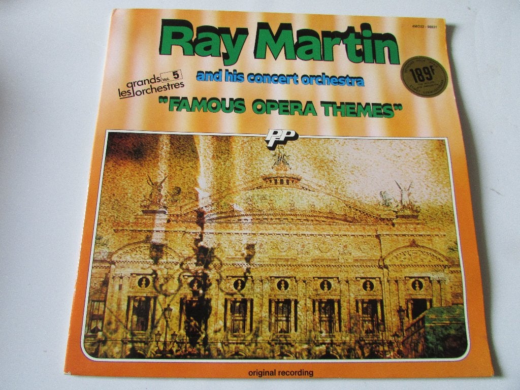 RAY MARTIN, FAMOUS OPERA THEMES , LP, Cd's en Dvd's, Vinyl | Klassiek, LP, Gebruikt, Overige componisten, Opera of Operette