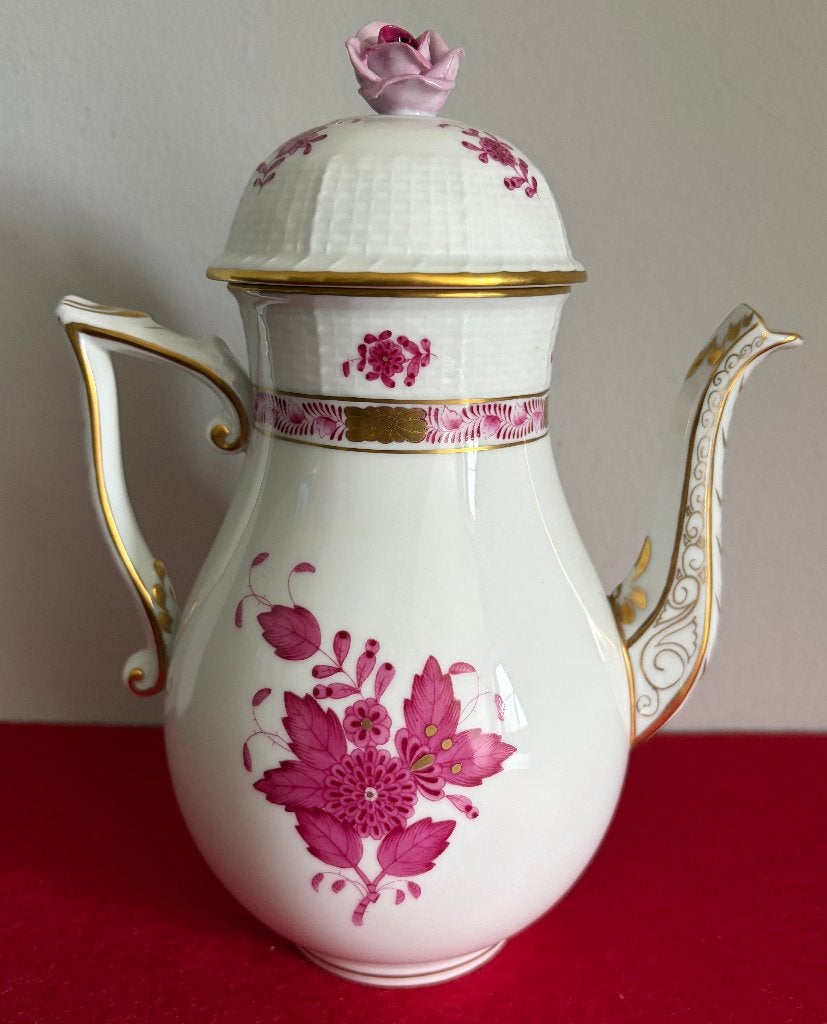 Cafetière vintage en Porcelaine de Herend 612 AP, Enlèvement ou Envoi