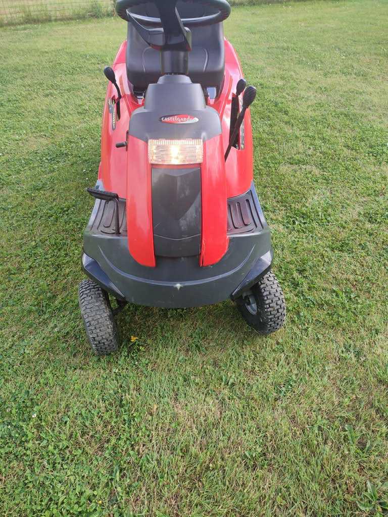 Tracteur tondeuse castelgarden, Ophalen, Zo goed als nieuw, Opvangbak, Minder dan 90 cm