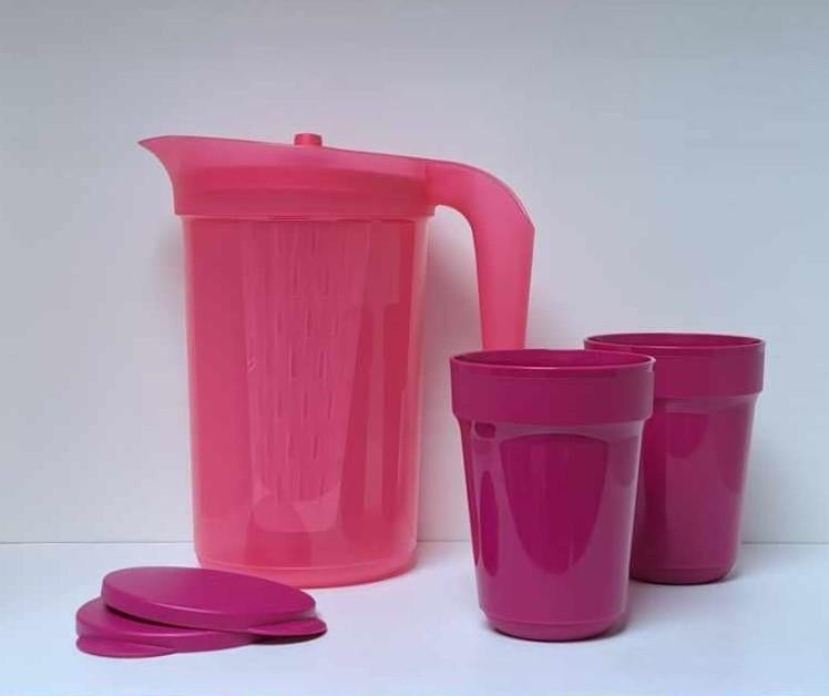 Tupperware™ « Filter Schenkkan Illumina + Beker Aloha », Huis en Inrichting, Keuken | Tupperware, Nieuw, Bak of Kom, Paars, Verzenden