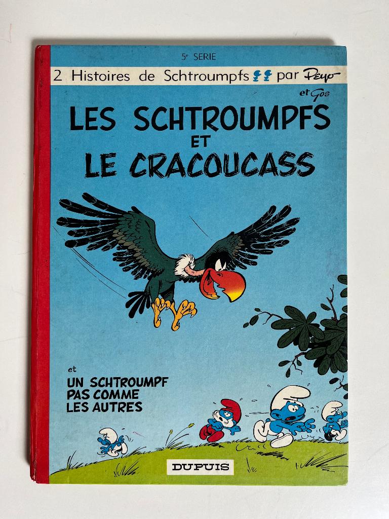 Les Schtroumpfs T5 - Le Cracoucas - EO 1969, Livres, BD, Envoi