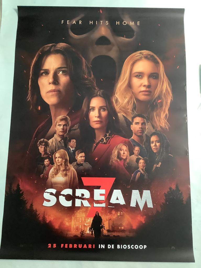 SCREAM 7   Filmposter  70-100 cm, Verzamelen, Posters, Ophalen of Verzenden, Zo goed als nieuw