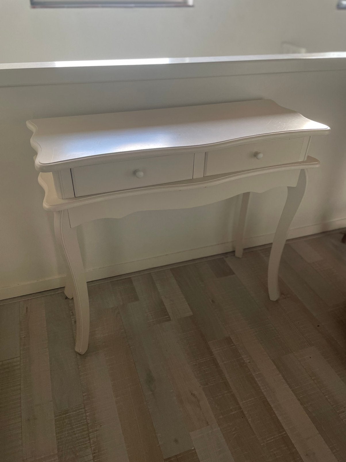 Kaptafel / consoletafel wit, Ophalen, Zo goed als nieuw, Hout