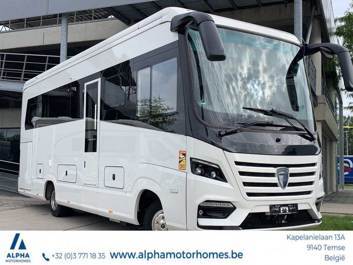 Morelo Palace Liner 90M Eurocargo 100 E25 250 Pk/Cv aut., Caravans en Kamperen, Mobilhomes, Caméra de recul, 9 tot 10 meter, Bedrijf