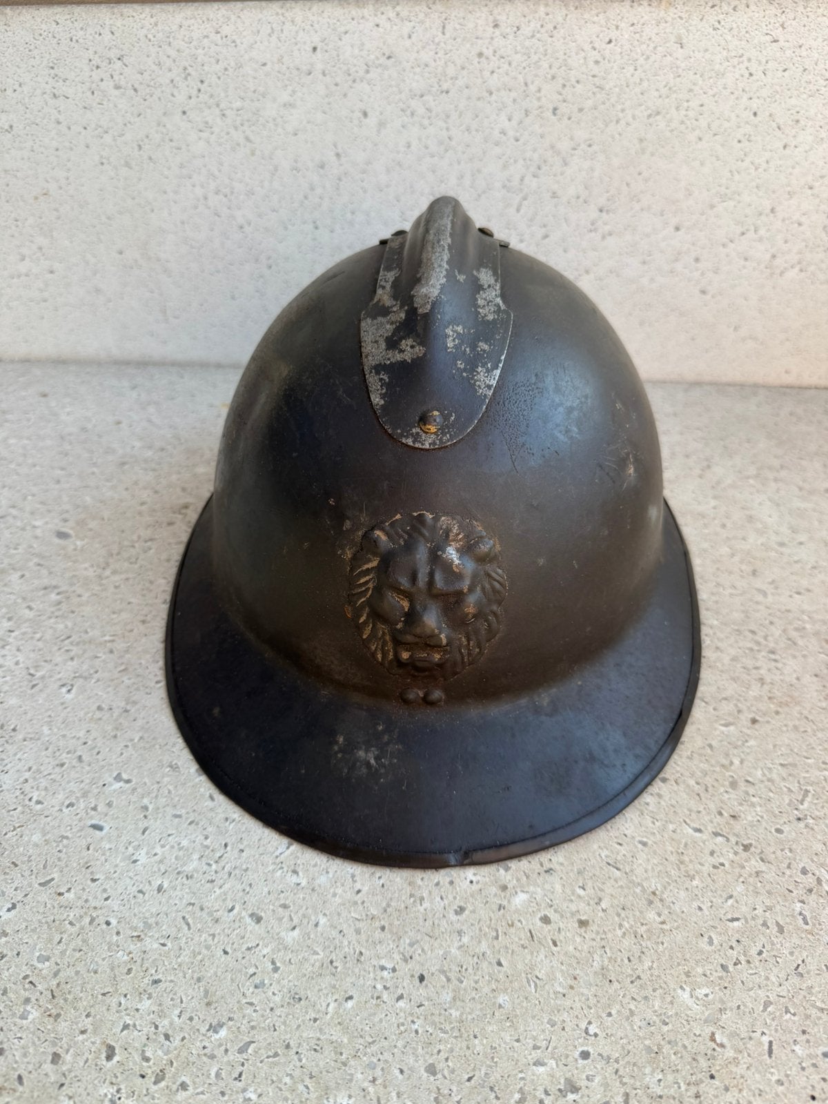 Wo2 ABBL M31 Adrian helm L’escaut, Verzamelen, Ophalen of Verzenden