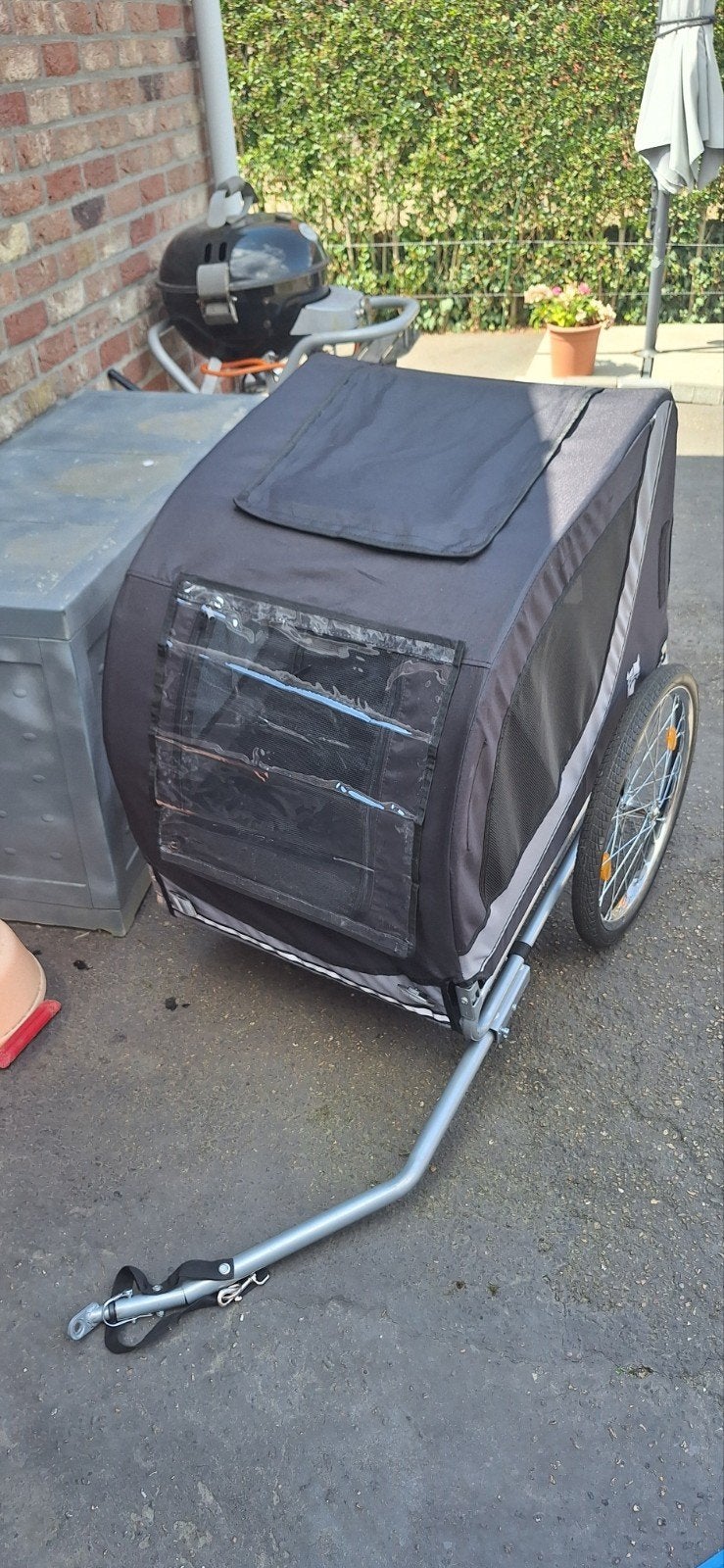 Remorque pour vélo pour chien, Remorque pour chien, Pliable, 20 à 40 kg, Comme neuf