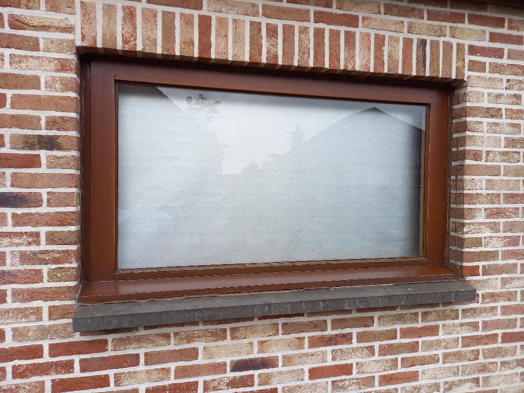 houten raam, Doe-het-zelf en Bouw, Ophalen, Gevelraam of Ruit, Gebruikt, 80 tot 120 cm