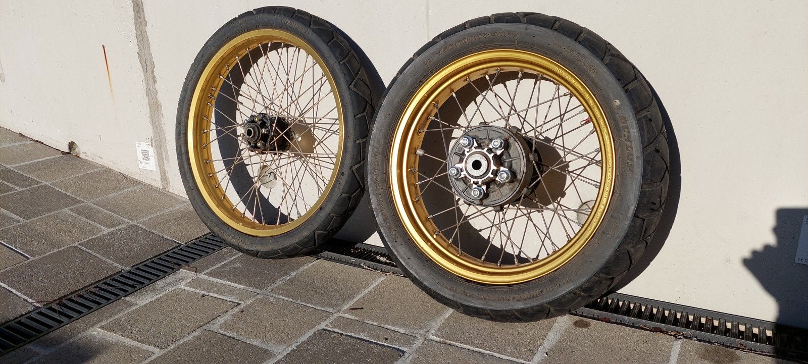 Honda transalp wielen goudkleurig, Motoren, Ophalen of Verzenden